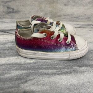 Converse tie-dye Colorful Kids Sneakers size 7